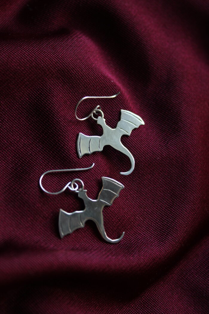 Dragón Oryx pendientes - Imagen 3