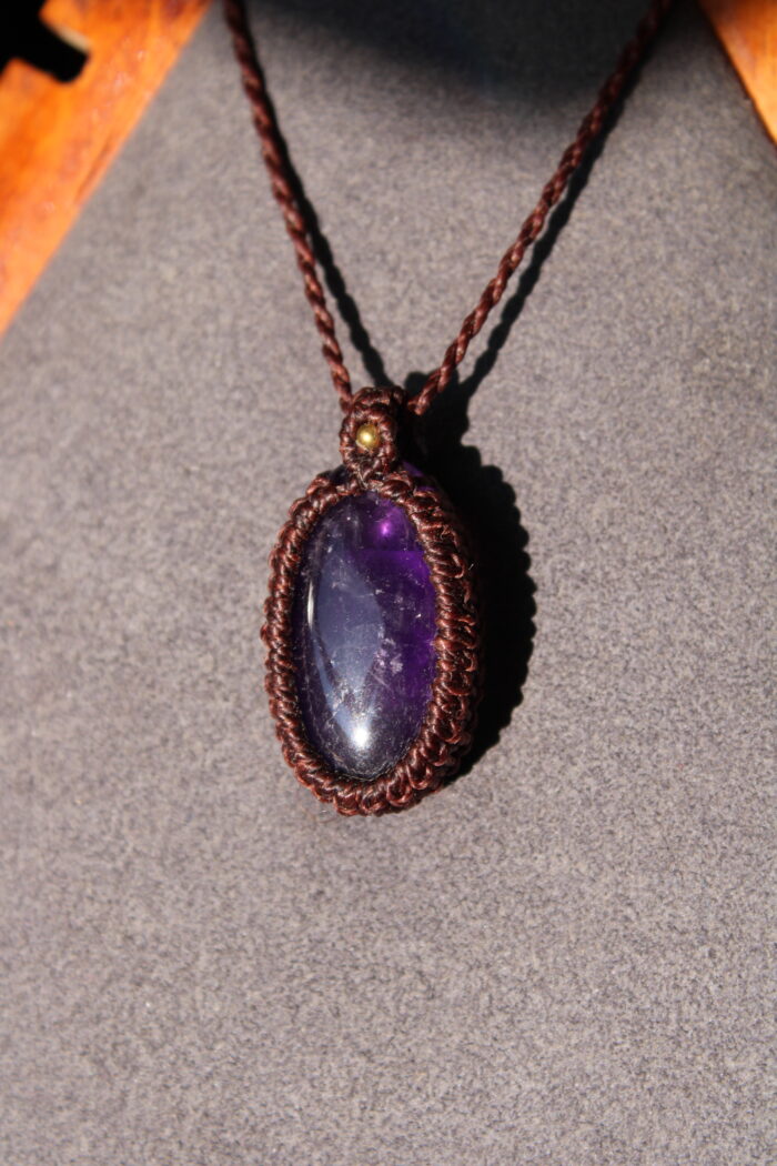 "Simple" Amatista oscura