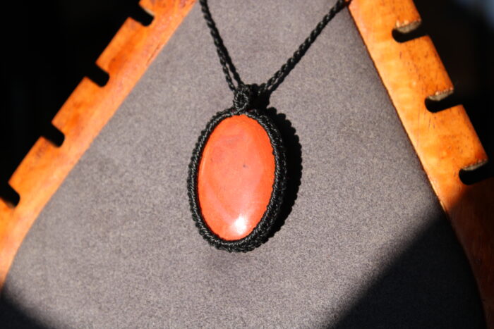 "Simple" Jaspe rojo grande