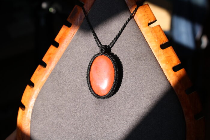 "Simple" Jaspe rojo grande - Imagen 3