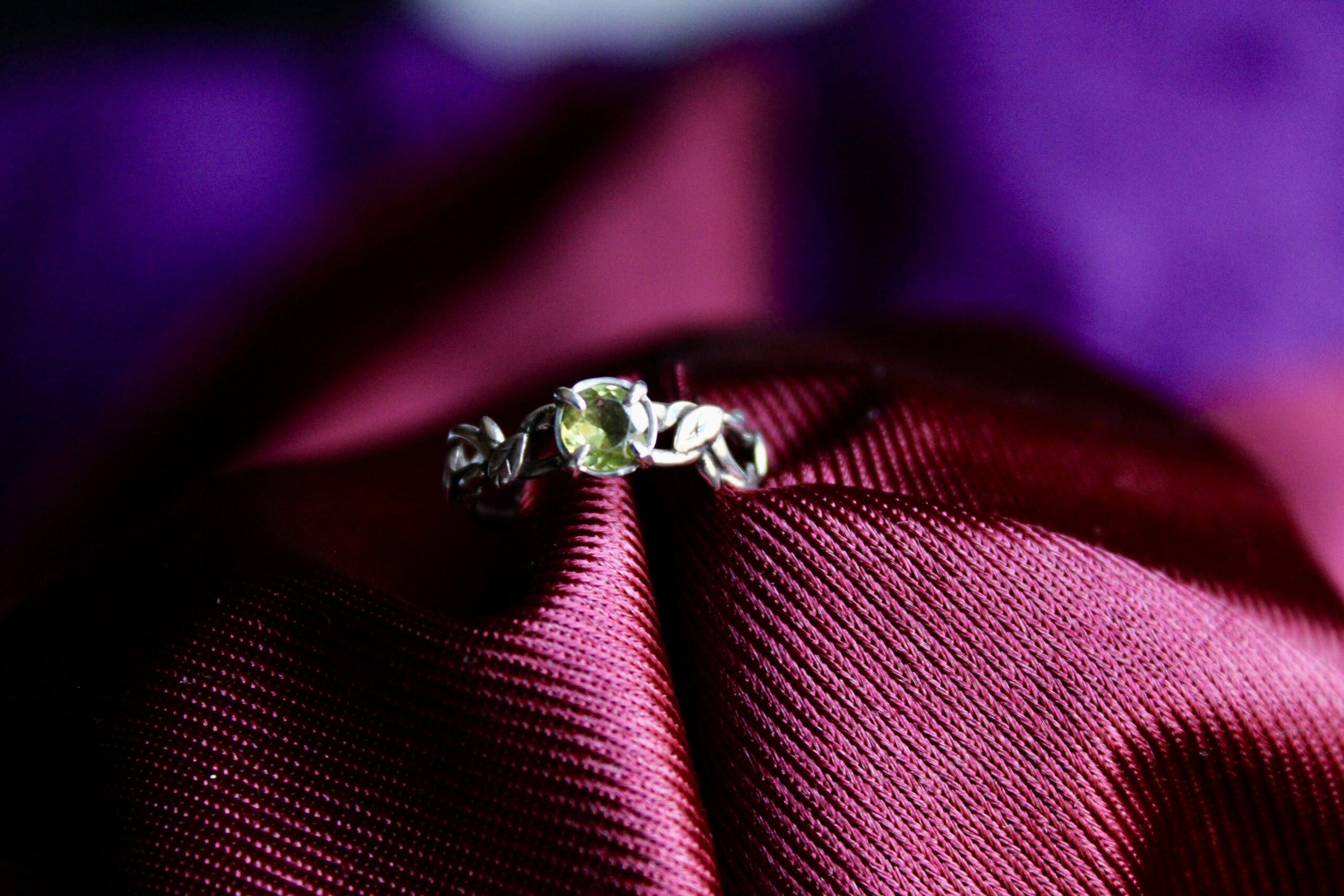 Anillo enredadera con Peridoto - Imagen 8